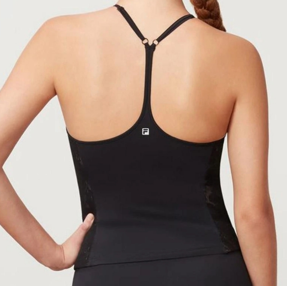 NWT Fila Lace Style Setters Skort & Cami Set Black Size Medium - Picture 5 of 14